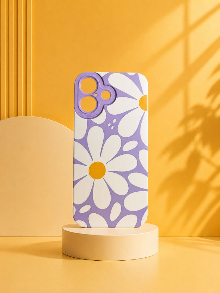 Big Daisy Lavender iPhone Case – Maximalist Floral