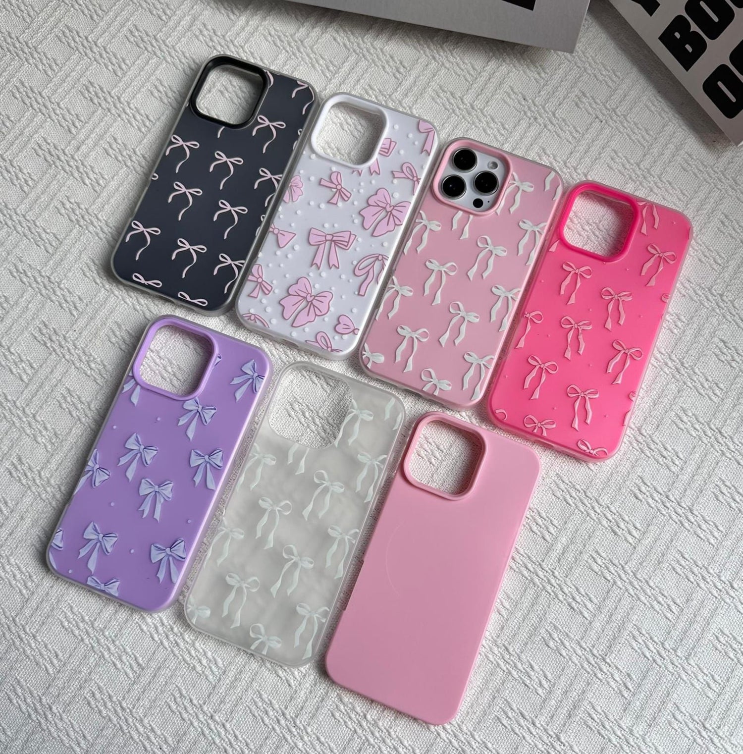 Coquette Bow Aesthetic iPhone 16 Protective Cover 🎀