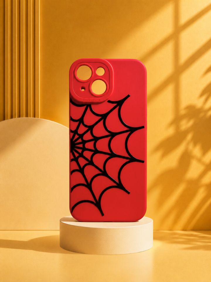 Spidermen iPhone Case – Bold Red & Black Design